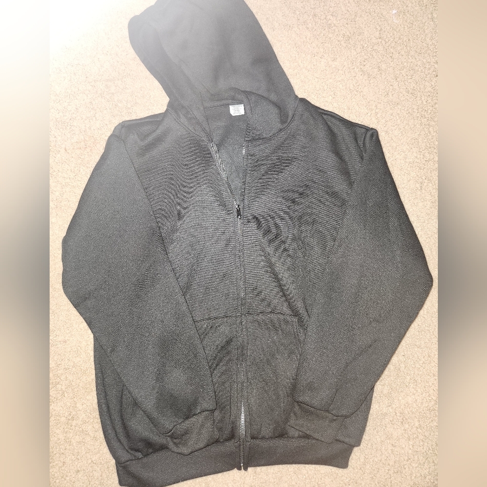 Black Zip-Up Hoodie